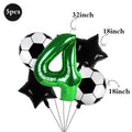 Ballons de football avec des chiffres