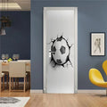 Grand autocollant de porte Goal Gate