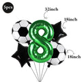 Ballons de football avec des chiffres