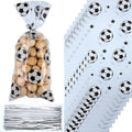 Sacs en plastique avec logos de football