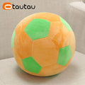 Coussin football en peluche